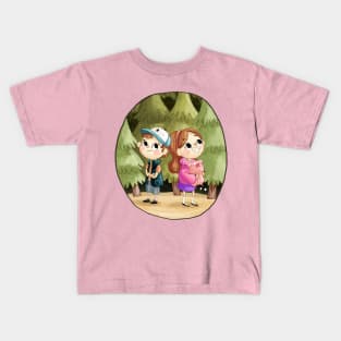 Mystery Twins Feat. Waddles Kids T-Shirt